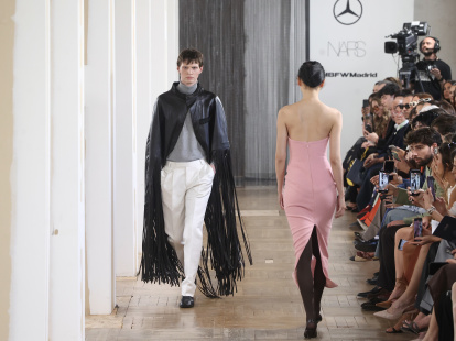 Desfile del diseñador vallisoletano Baro Lucas en la Mercedes Benz Fashion Week.