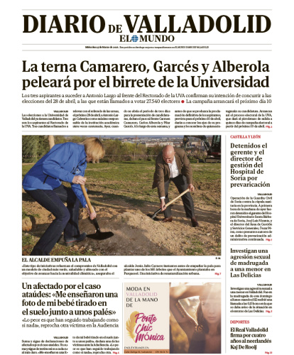 Portada del 25 de marzo