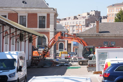 Así avanzan las obras en la nueva estación de tren.