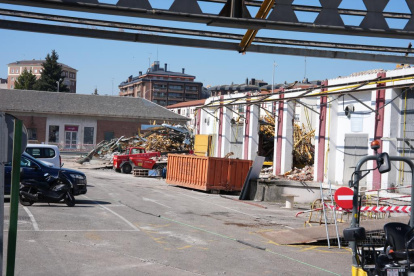 Así avanzan las obras en la nueva estación de tren.