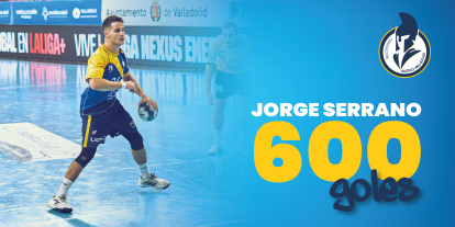 Jorge Serrano y su marca de 600 goles con los 'gladiadores azules'