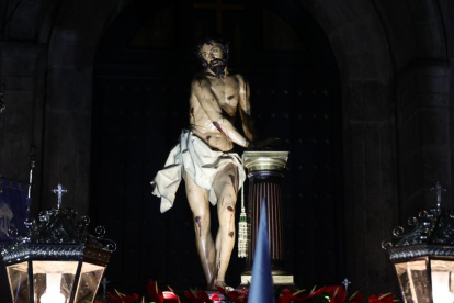 Un momento de la procesión de la Peregrinación de La Promesa.