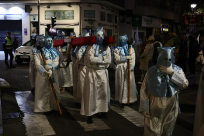 Un momento de la procesión de la Peregrinación de La Promesa.
