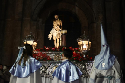 Un momento de la procesión de la Peregrinación de La Promesa.
