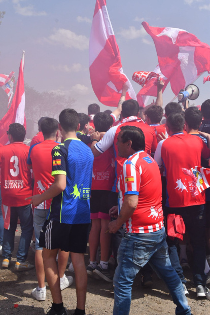 Recibimiento al Atlético Tordesillas en Las Salinas.