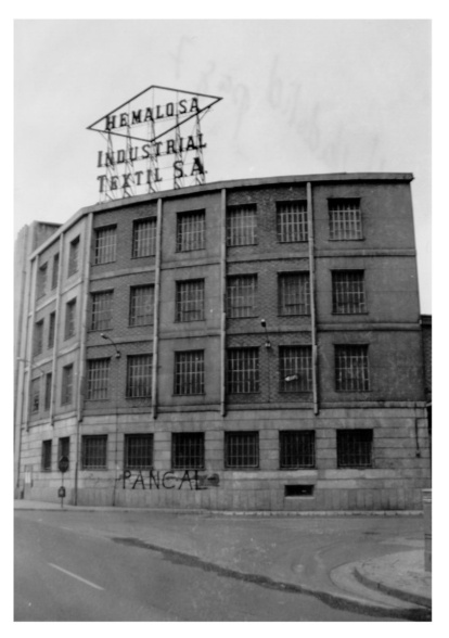Fábrica textil de Hemalosa en la Avenida de Gijón.
