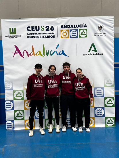 Pablo Martín, Cristina Rivera, Marco Theri y Daniela Corchón