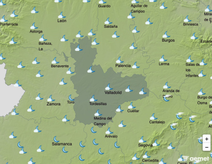El sábado será el día más caluroso del fin de semana en Valladolid, con máximas de hasta 35 grados en Medina del Campo según la AEMET.