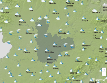 La AEMET mantiene el calor en Valladolid para el domingo, con temperaturas de hasta 34 grados y tiempo estable en buena parte de la provincia.