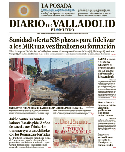Portada del 22 de mayo
