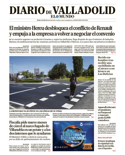 Portada del 23 de mayo