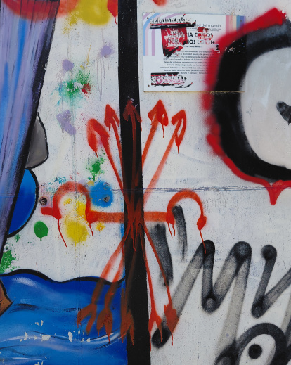 Mural LGTBI vandalizado