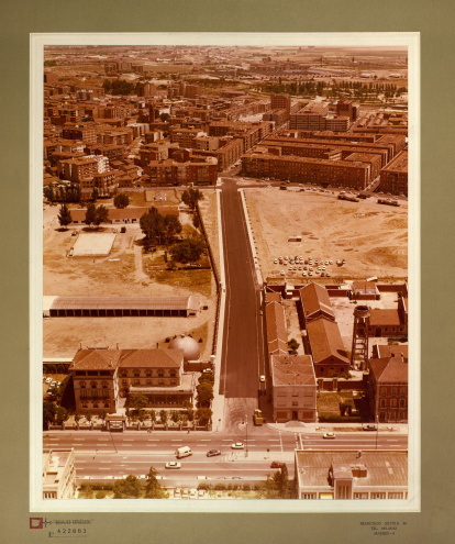 Panorámica de la calle General Shelly y del barrio de Las Delicias de Valladolid.