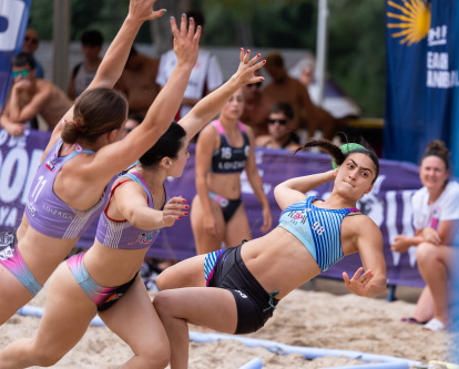 Finales del Torneo Balonmano Playa Arena Ciudad de Valladolid.