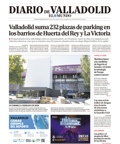 Portada del 4 de septiembre