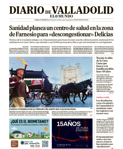Portada del 27 de septiembre