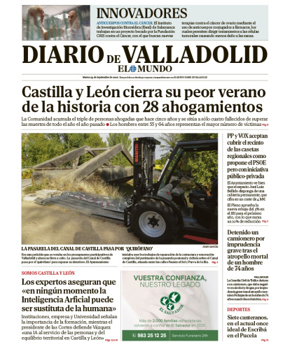 Portada del 28 de septiembre