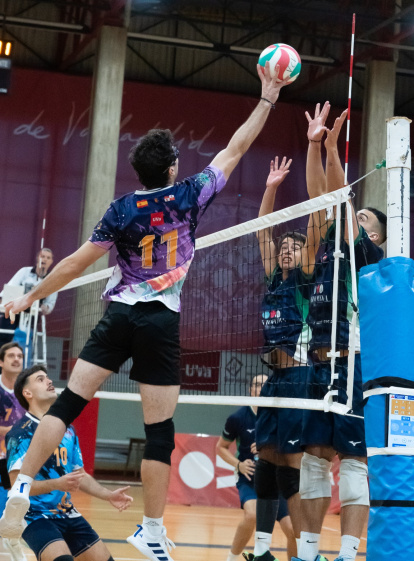 Imagen del duelo entre UVa VCV y Parla.