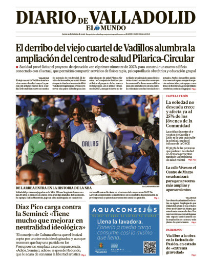 Portada del 22 de octubre