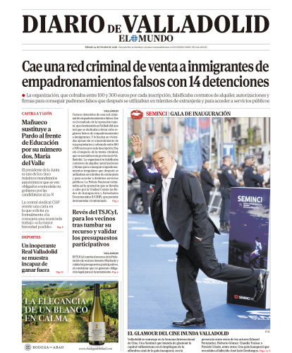 Portada del 24 de octubre
