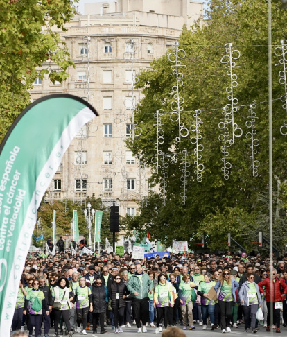 Celebración de la XV edición de Valladolid En Marcha Contra el Cáncer.