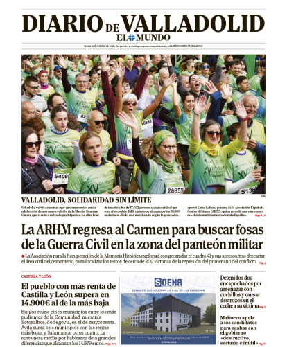 Portada del 26 de octubre