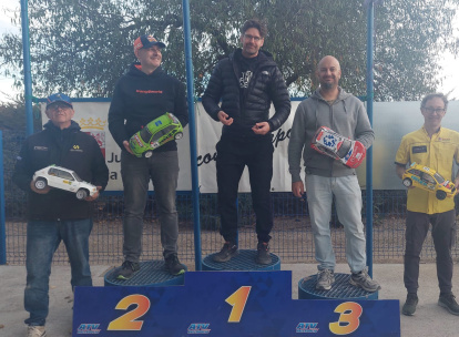 Podio en la modalidad 4x4.