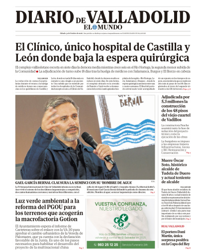Portada del 31 de octubre