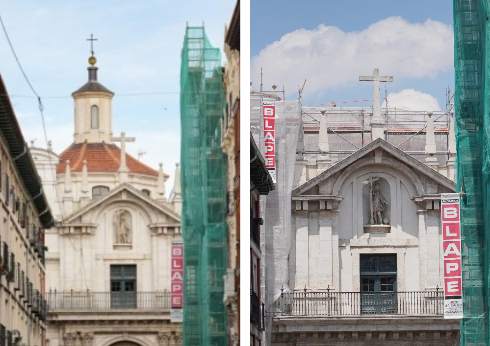 Hundimiento de la cúpula de la Vera Cruz: El antes y después del ...