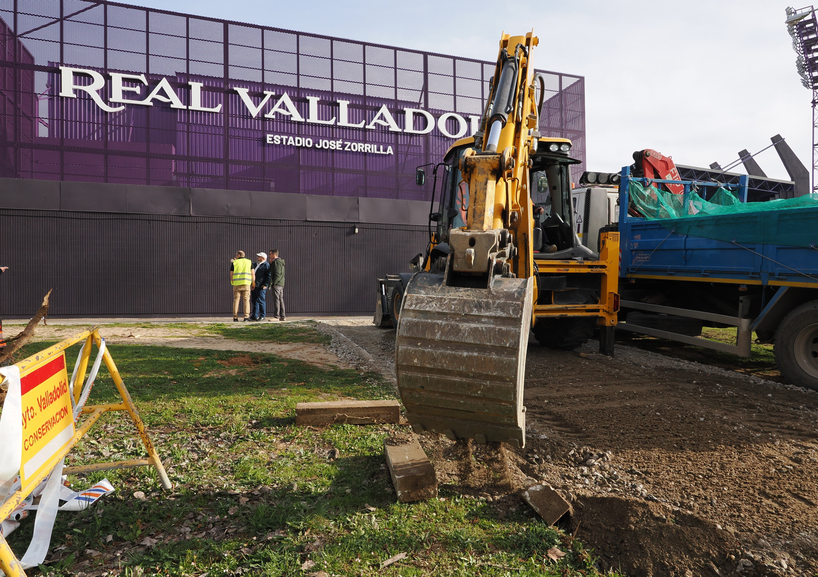 Pistoletazo de salida a las obras en los accesos al estadio Zorrilla